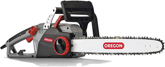 Oregon 15 Amp Powerful Self-Sharpening Corded Electric Chainsaw with 18-Inch (45cm) Guide Bar, Low Kickback 15 Amp Chainsaw, with Integrated Powersharp Chain, 2-Year Warranty (CS1500)