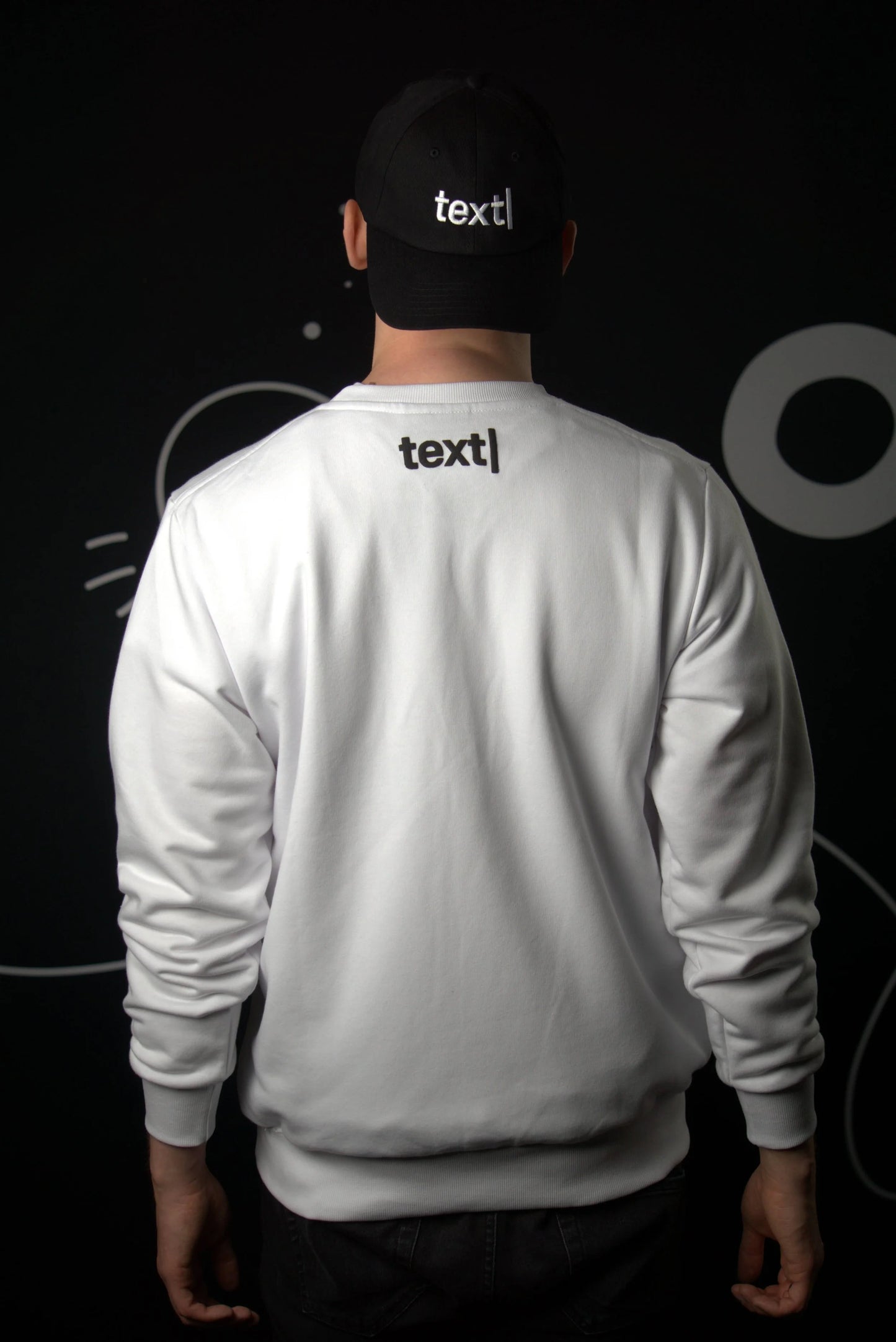 text| Sweatshirt | Unisex | white