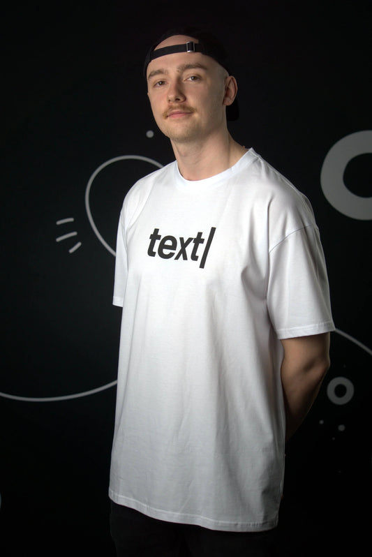 text| T-shirt | Unisex | white
