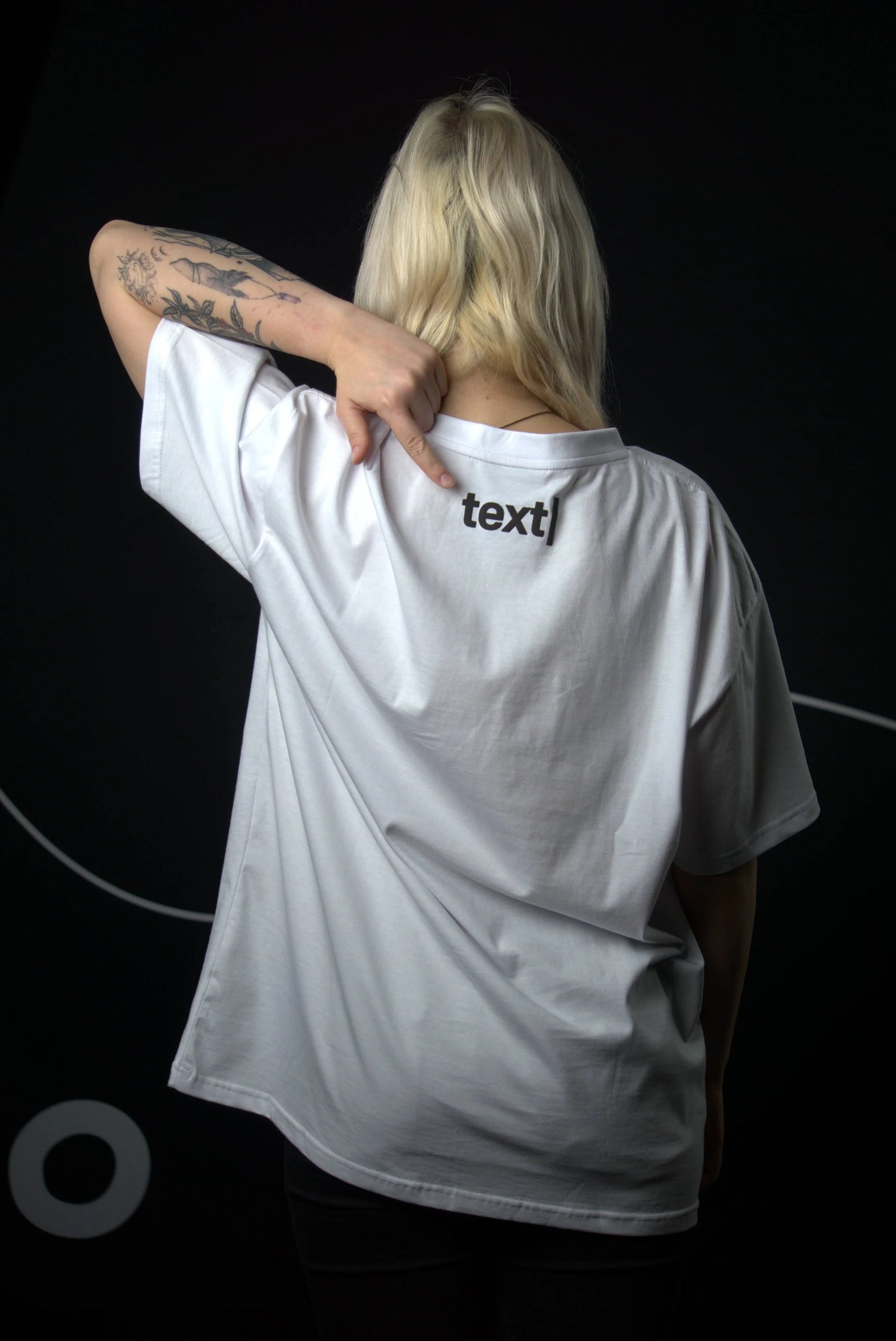 text| T-shirt | Unisex | white